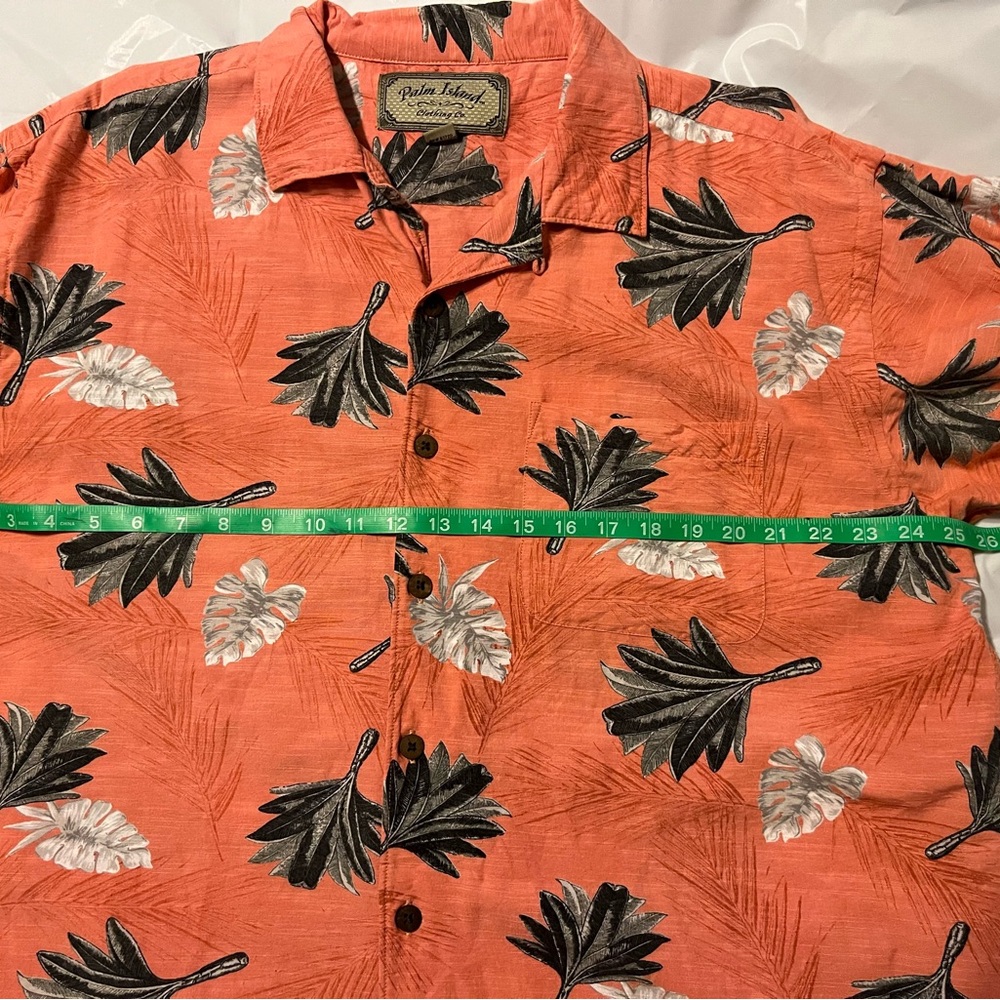 “Palm Island” Men’s Button Down Shirt, XL - Picture 8 of 13
